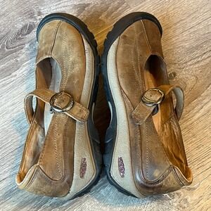 Keen Toyah Mary Jane Professional Walking Shoes Leather Womens 8.5 UK 6 EU 38.5